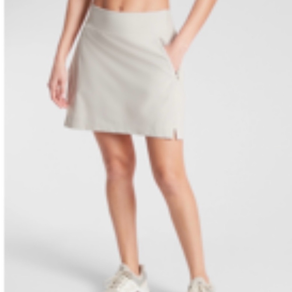 Athleta Cream Mini Skirt
